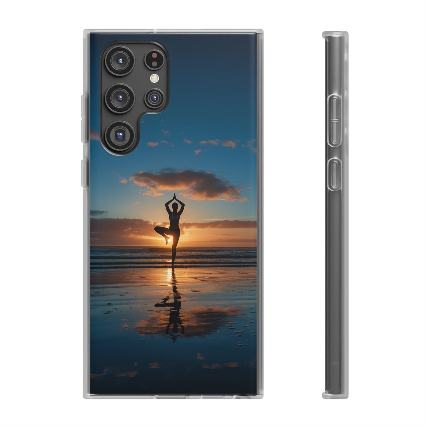 Yoga on the beach Phone Case | iPhone / Samsung