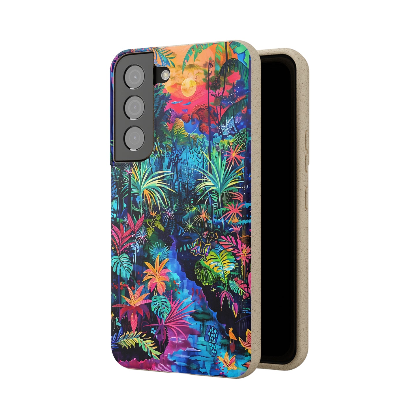 Colourful Rain Forest Biodegradable Phone Case | iPhone / Samsung