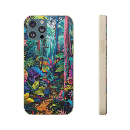 Colourful Rain Forest Biodegradable Phone Case | iPhone / Samsung