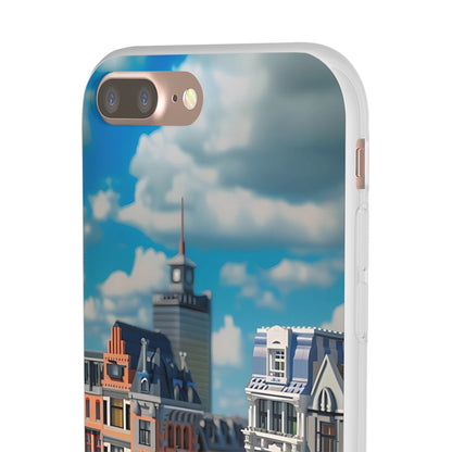 Lego style street scene protective phone case