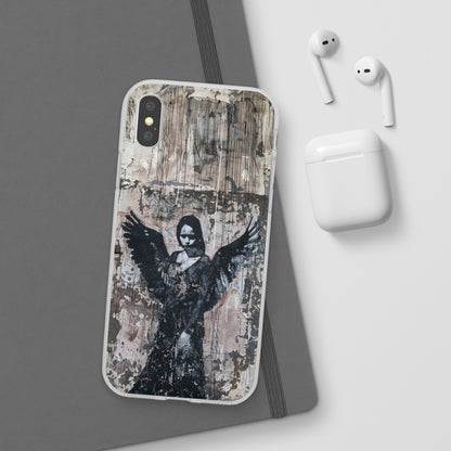 Vhils inspired Gothic Dark Angel Phone Case