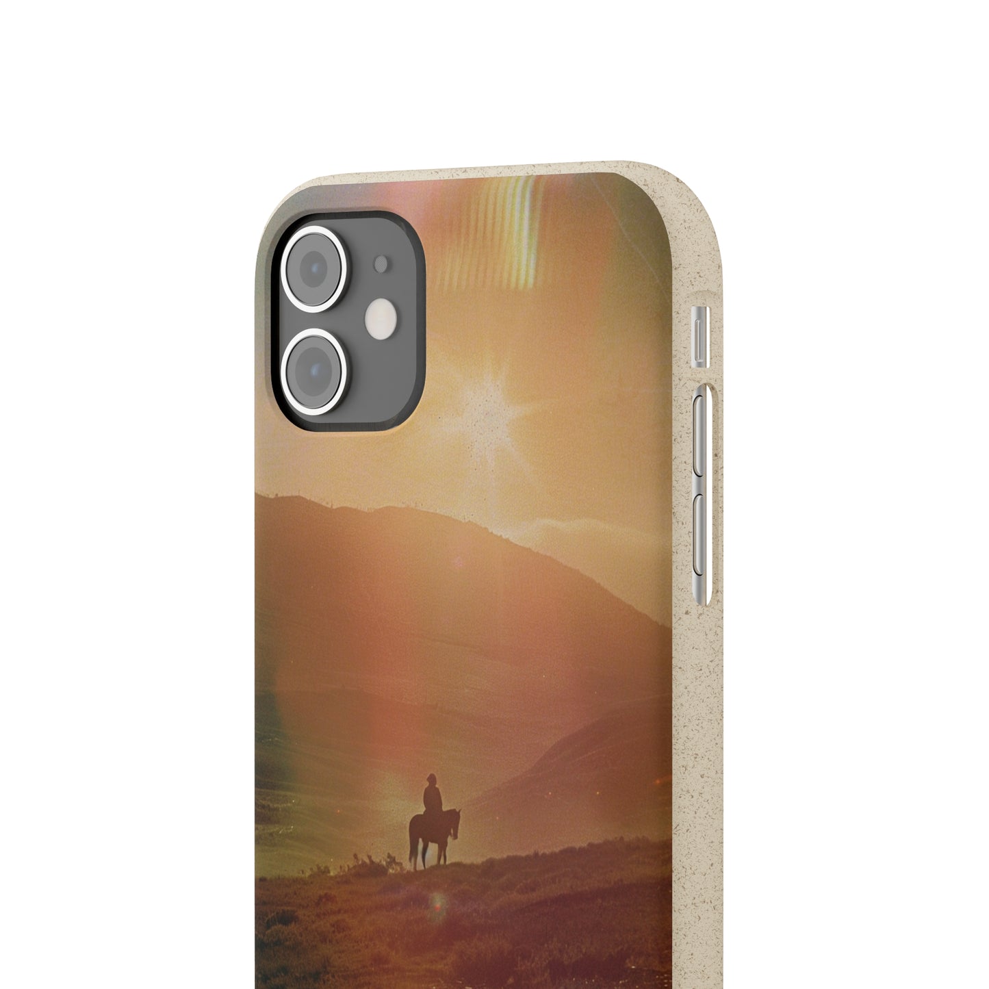 Horse rider cinematic Biodegradable Phone Case | iPhone / Samsung