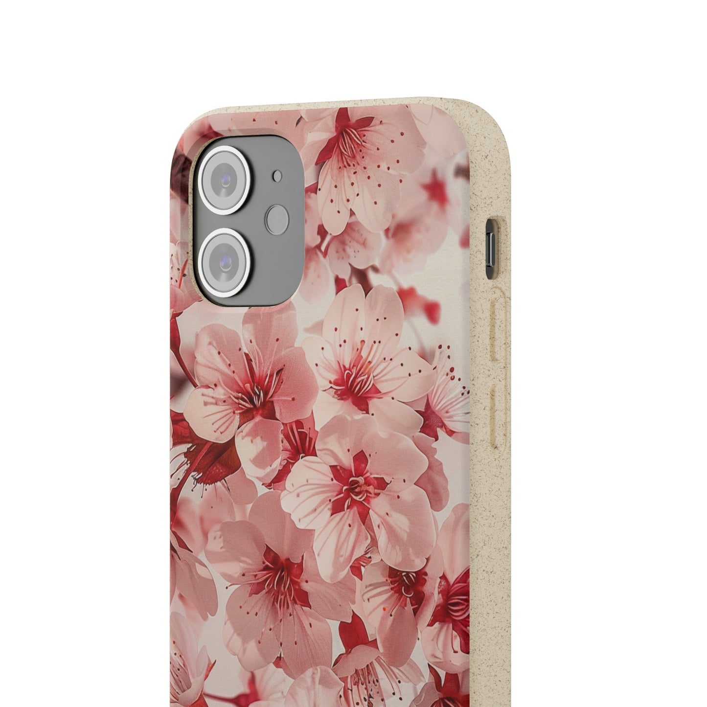 Pink Flowers Biodegradable Phone Case | iPhone / Samsung