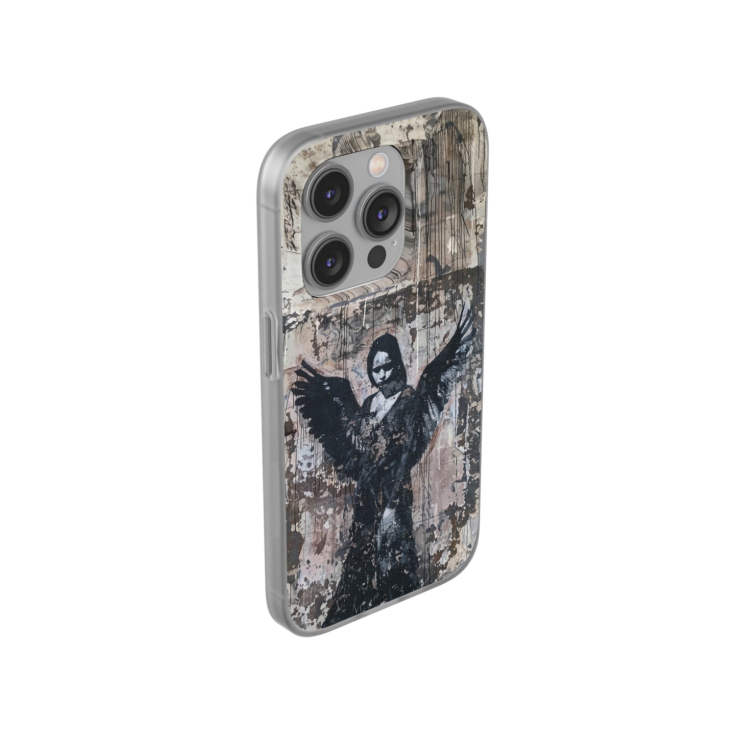 Vhils inspired Gothic Dark Angel Phone Case