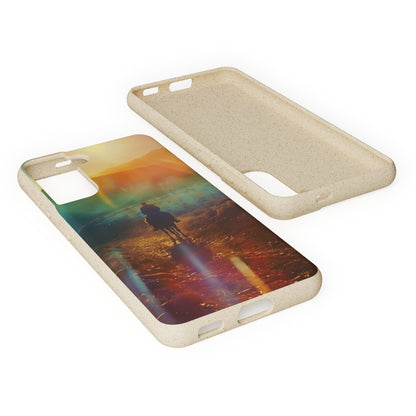 Horse rider cinematic Biodegradable Phone Case | iPhone / Samsung