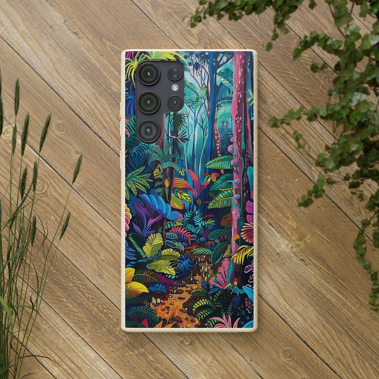 Colourful Rain Forest Biodegradable Phone Case | iPhone / Samsung