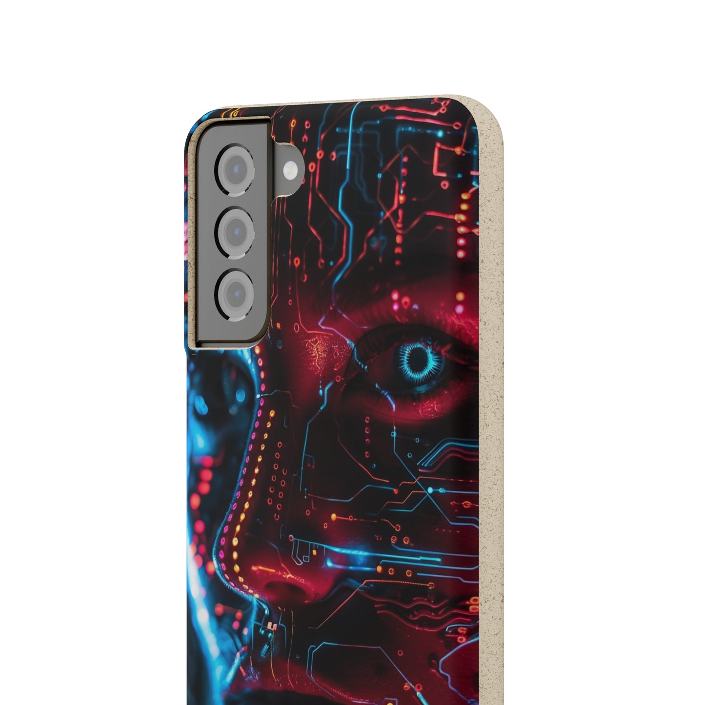 Cyberpunk woman Biodegradable Phone Case | iPhone / Samsung