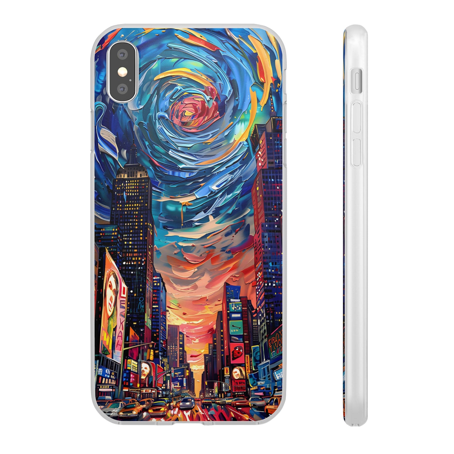 Van Gogh inspired City scene | iPhone/Samsung | Slimline Phone Case