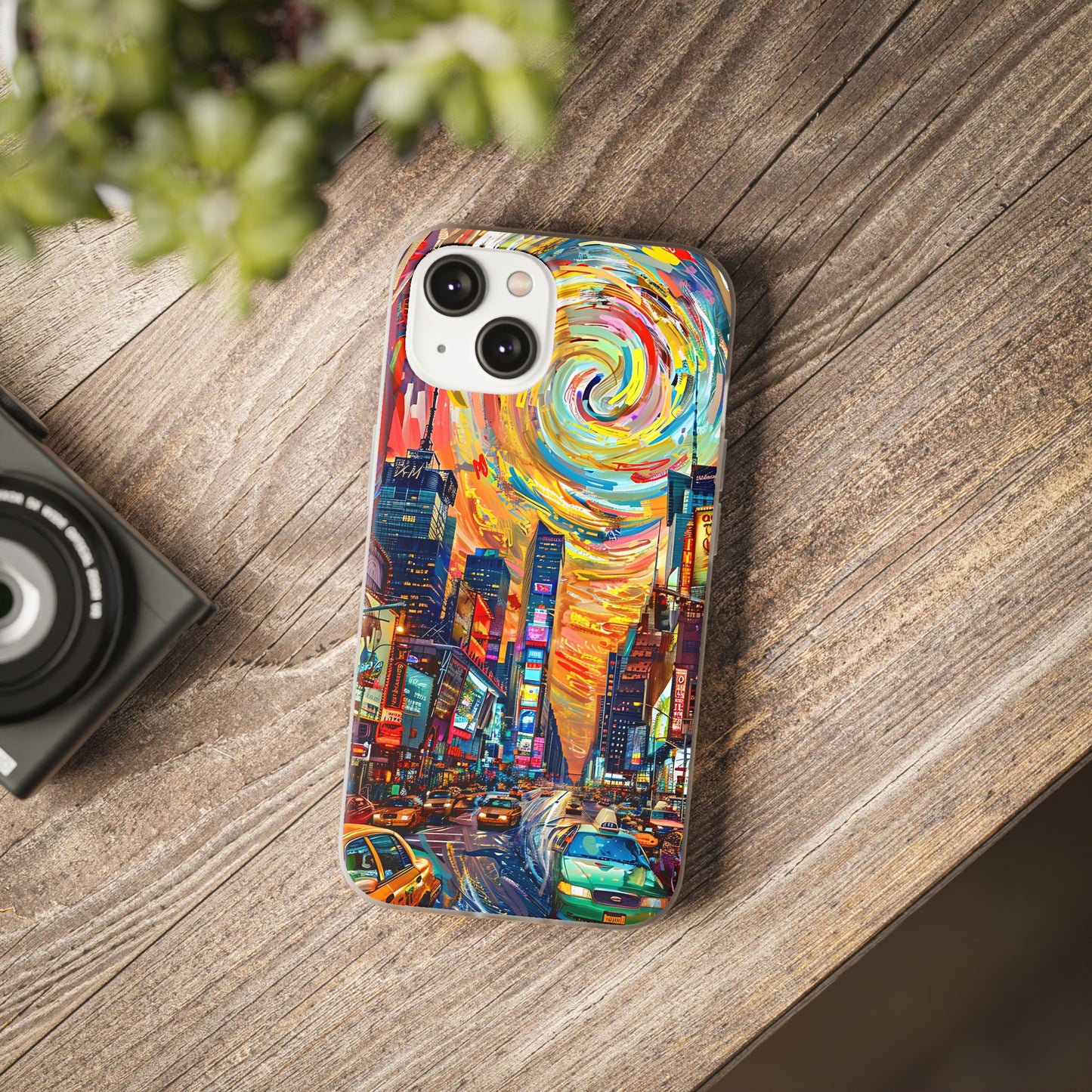 Van Gogh inspired City scene | iPhone/Samsung | Slimline Phone Case