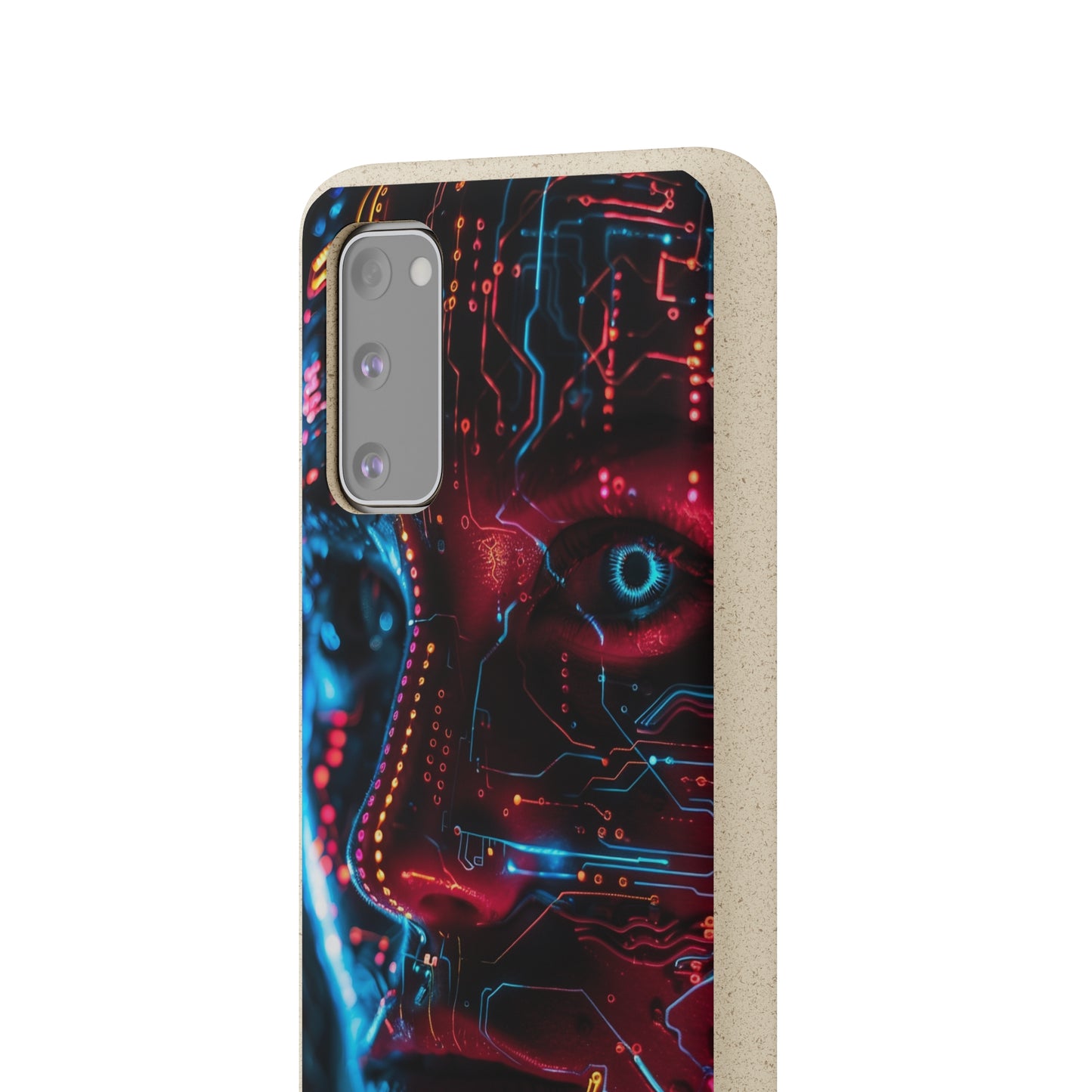 Cyberpunk woman Biodegradable Phone Case | iPhone / Samsung