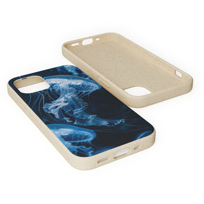 Deep Ocean Jellyfish Biodegradable Phone Case | iPhone / Samsung