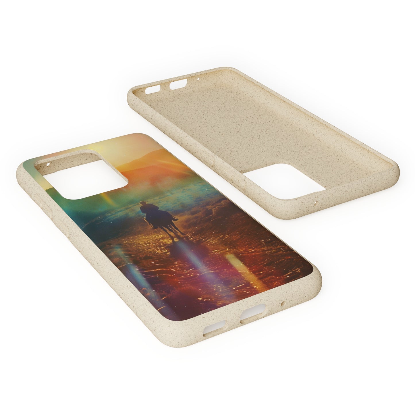 Horse rider cinematic Biodegradable Phone Case | iPhone / Samsung