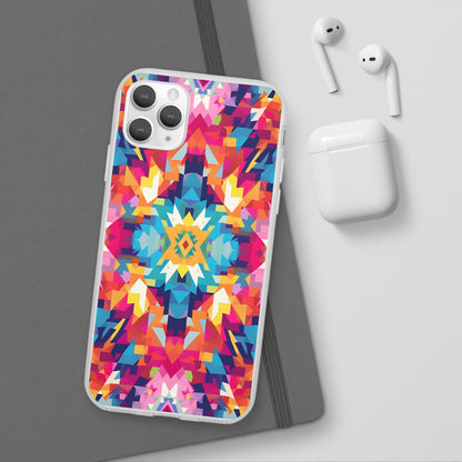 Maya Hayuk  inspired bold, colourful  pattern Phone Case