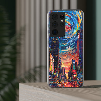 Van Gogh inspired City scene | iPhone/Samsung | Slimline Phone Case