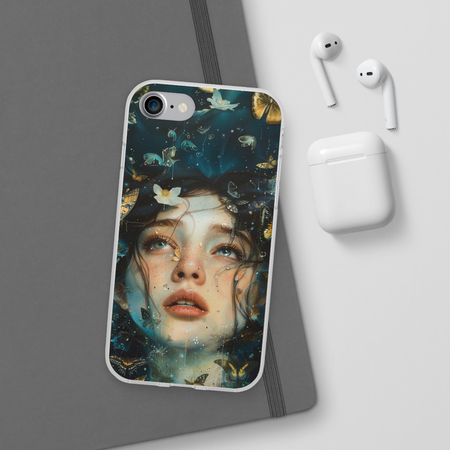 Girl under water contemporary style | iPhone/Samsung | Slimline Phone Case