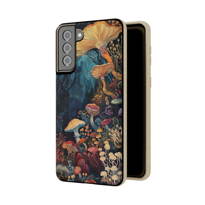 Mushroom Forest Biodegradable Phone Case | iPhone / Samsung