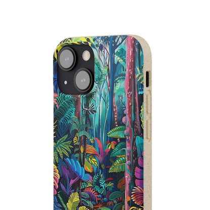 Colourful Rain Forest Biodegradable Phone Case | iPhone / Samsung