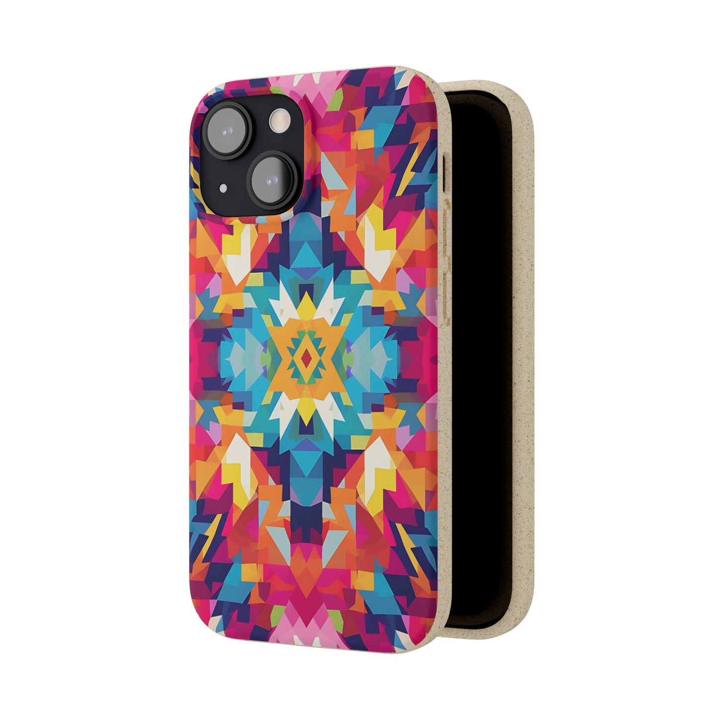 Bold, colourful pattern Biodegradable Phone Case | iPhone / Samsung