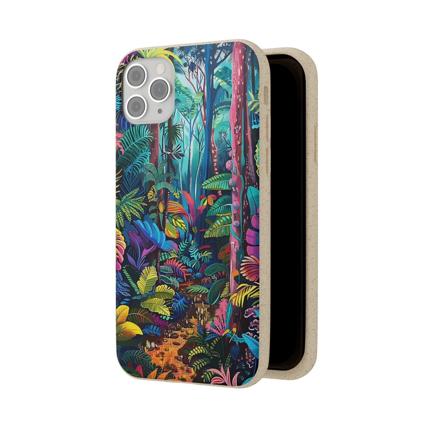 Colourful Rain Forest Biodegradable Phone Case | iPhone / Samsung