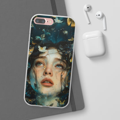 Girl under water contemporary style | iPhone/Samsung | Slimline Phone Case