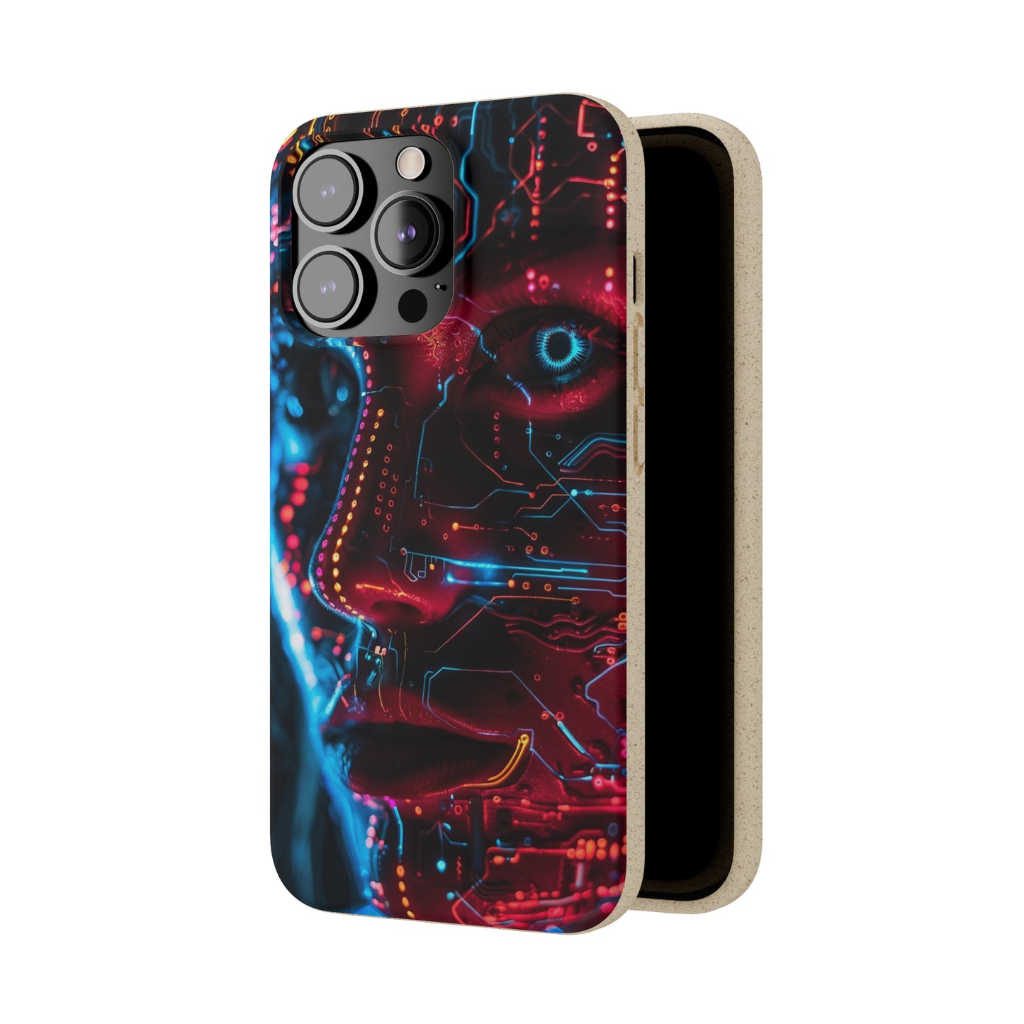 Cyberpunk woman Biodegradable Phone Case | iPhone / Samsung