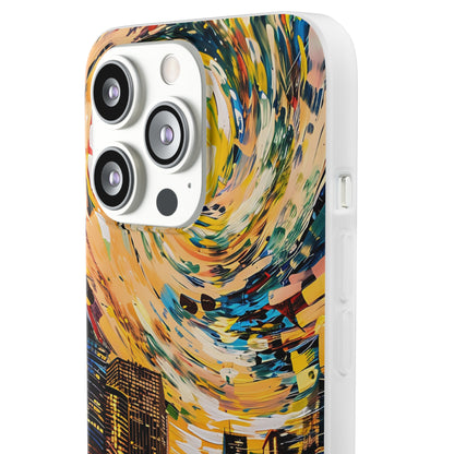 Van Gogh inspired City scene | iPhone/Samsung | Slimline Phone Case