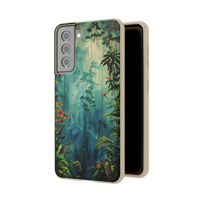 Rain Forest Clearing Scene Biodegradable Phone Case | iPhone / Samsung