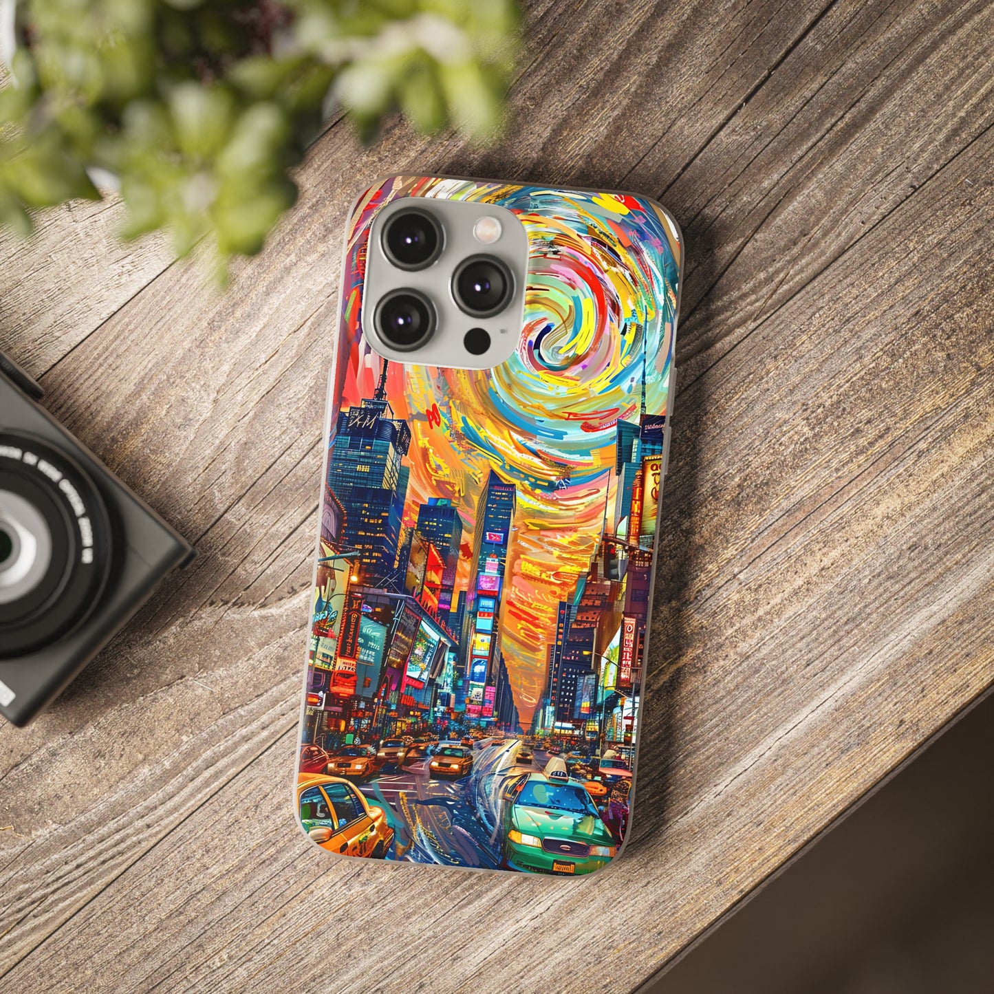 Van Gogh inspired City scene | iPhone/Samsung | Slimline Phone Case