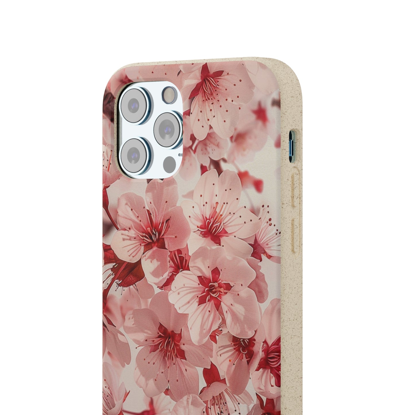 Pink Flowers Biodegradable Phone Case | iPhone / Samsung