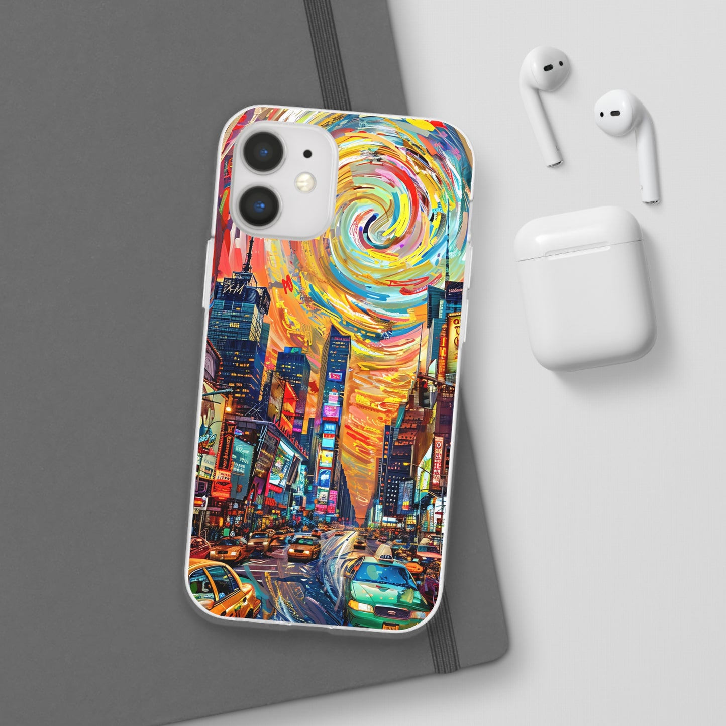 Van Gogh inspired City scene | iPhone/Samsung | Slimline Phone Case