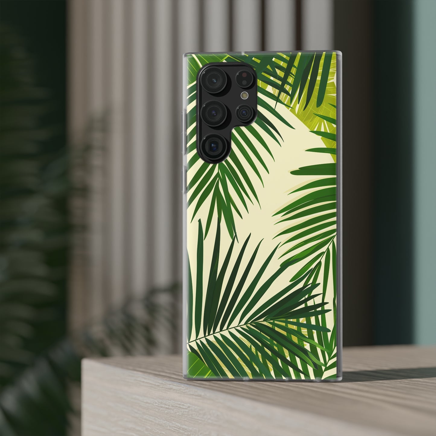 Green Leaves Pattern Phone Case | iPhone / Samsung