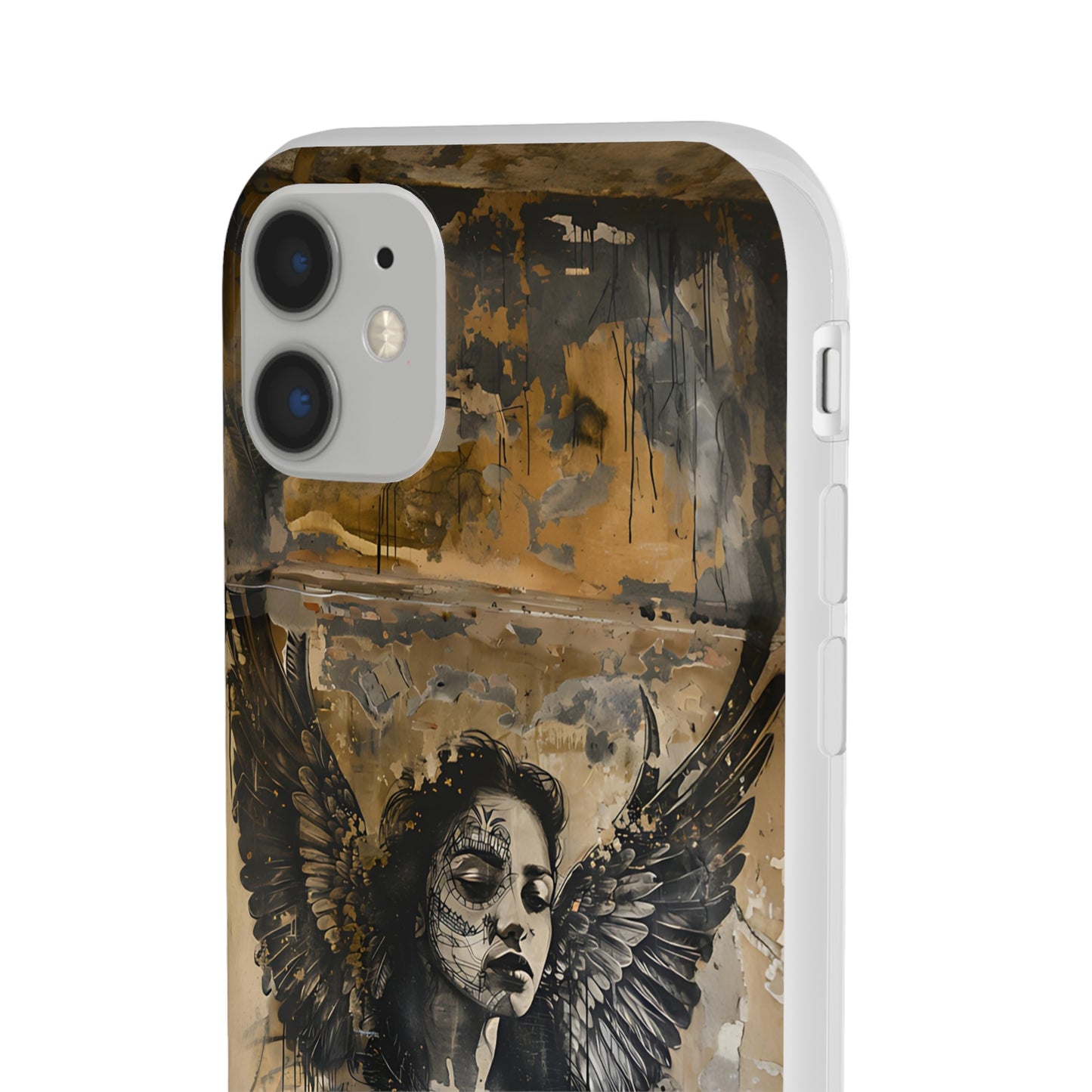 Vhils inspired Gothic Woman Phone Case