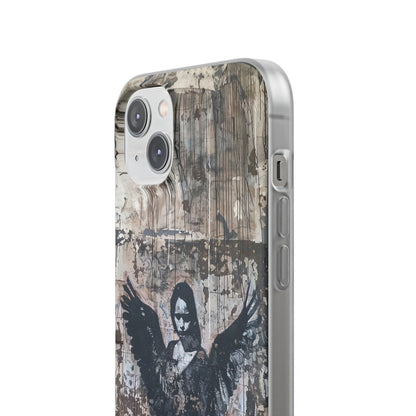 Vhils inspired Gothic Dark Angel Phone Case