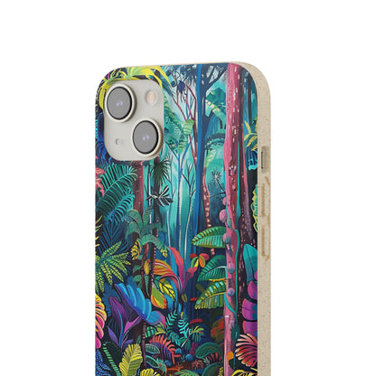 Colourful Rain Forest Biodegradable Phone Case | iPhone / Samsung