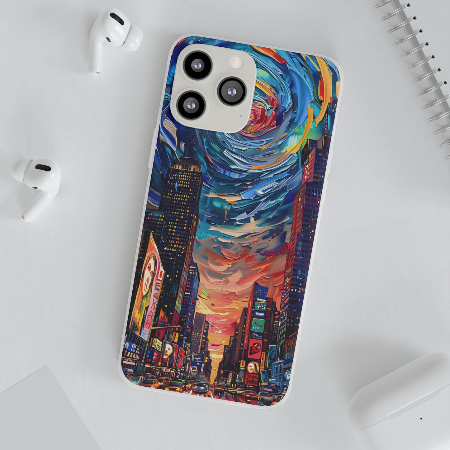 Van Gogh inspired City scene | iPhone/Samsung | Slimline Phone Case