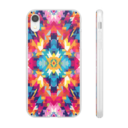 Maya Hayuk  inspired bold, colourful  pattern Phone Case