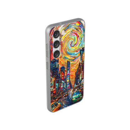 Van Gogh inspired City scene | iPhone/Samsung | Slimline Phone Case