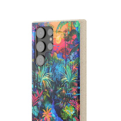 Colourful Rain Forest Biodegradable Phone Case | iPhone / Samsung