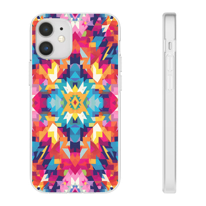 Maya Hayuk  inspired bold, colourful  pattern Phone Case