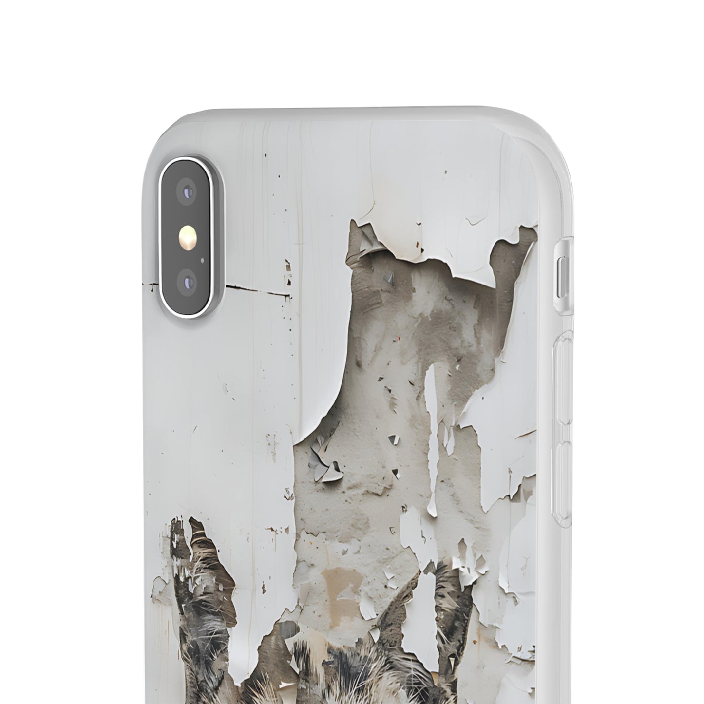 Vhils inspired grafitti Cat Phone Case