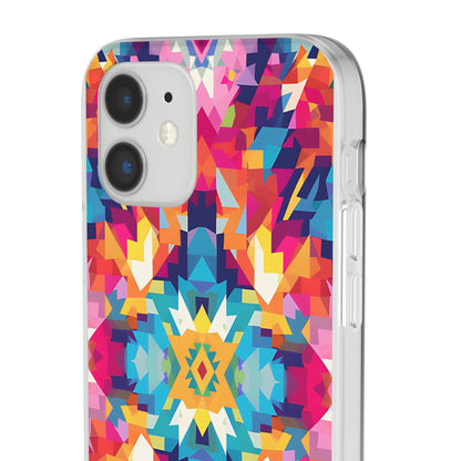 Maya Hayuk  inspired bold, colourful  pattern Phone Case