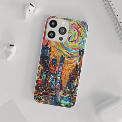 Van Gogh inspired City scene | iPhone/Samsung | Slimline Phone Case