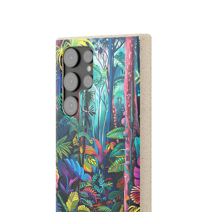 Colourful Rain Forest Biodegradable Phone Case | iPhone / Samsung