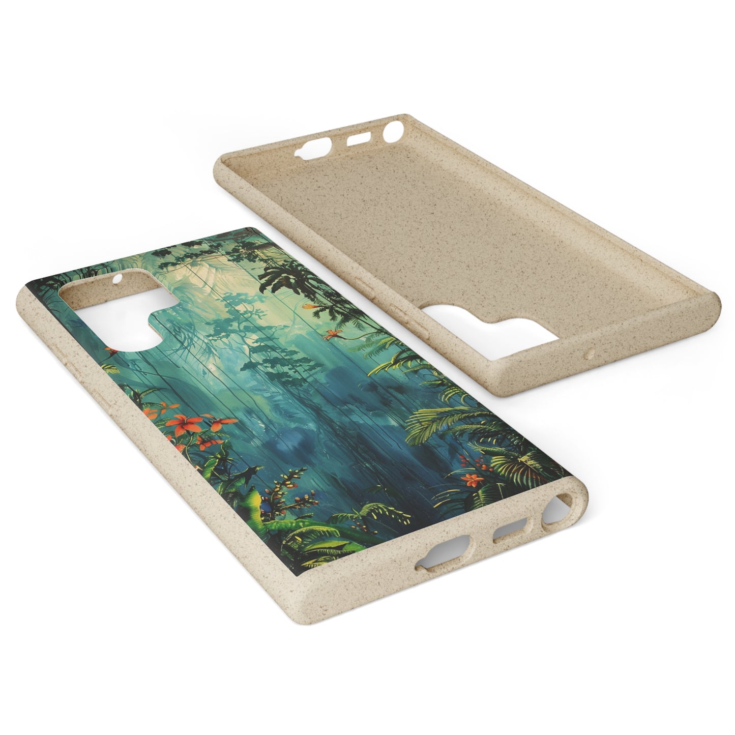 Rain Forest Clearing Scene Biodegradable Phone Case | iPhone / Samsung