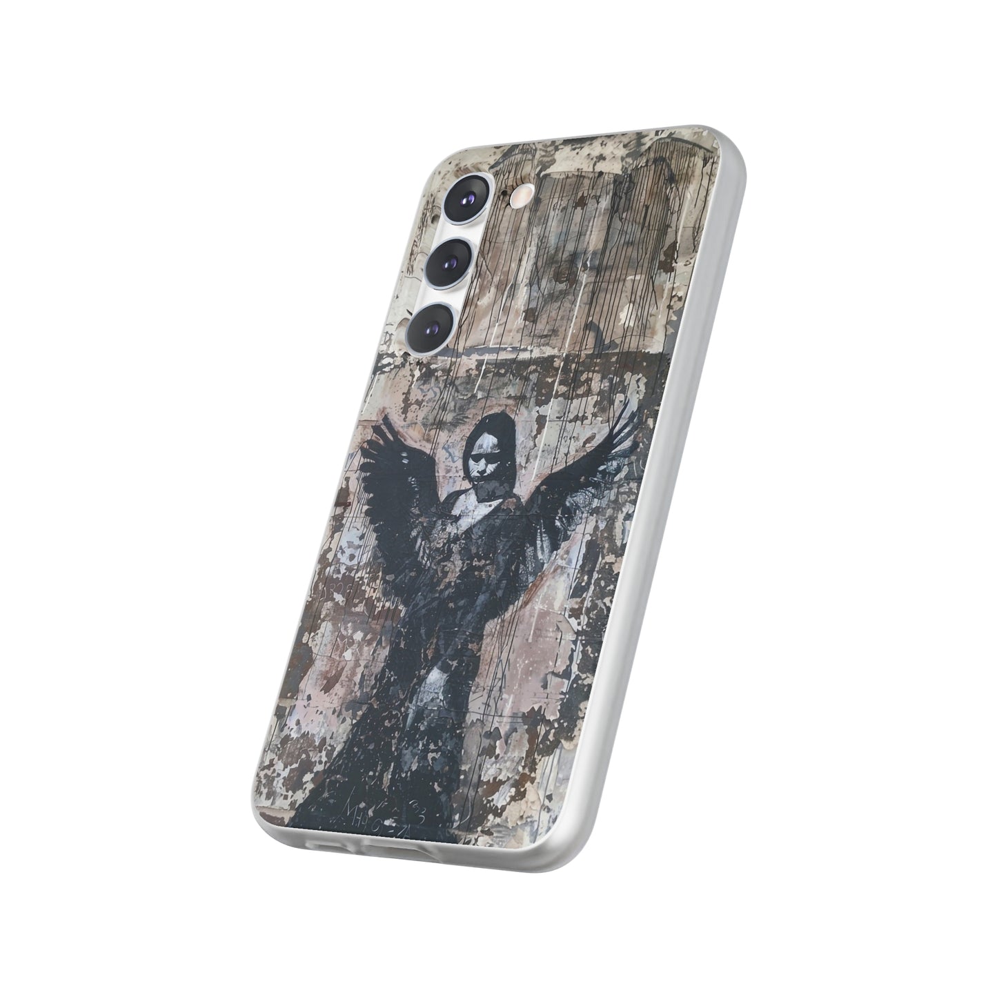 Vhils inspired Gothic Dark Angel Phone Case