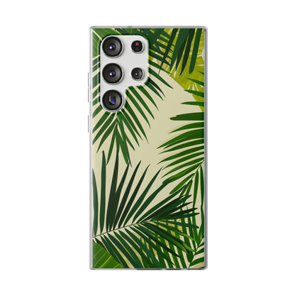 Green Leaves Pattern Phone Case | iPhone / Samsung