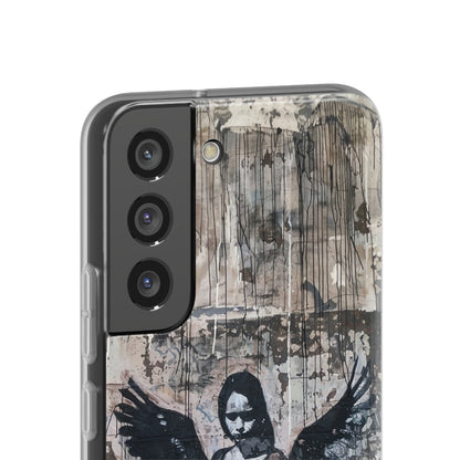 Vhils inspired Gothic Dark Angel Phone Case