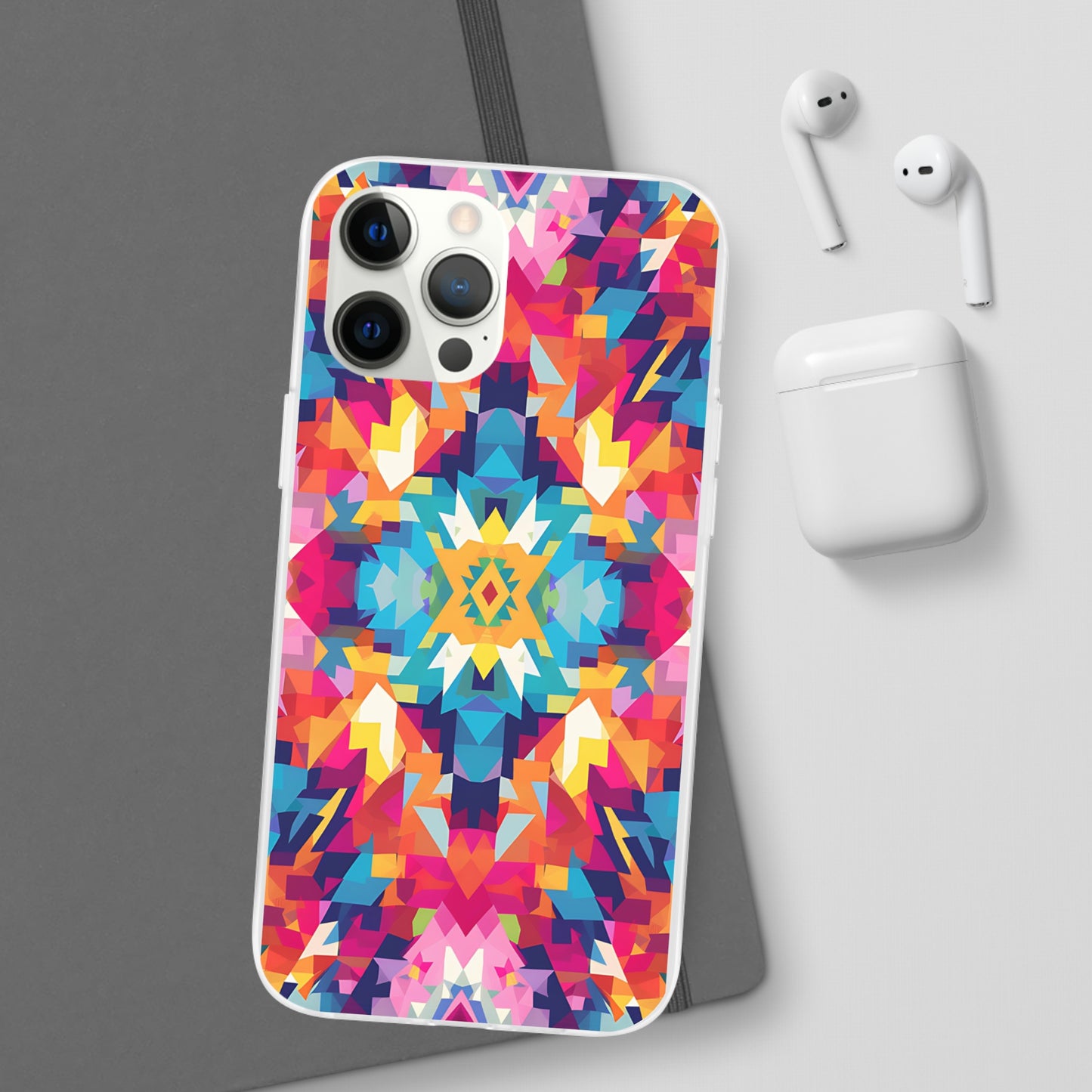 Maya Hayuk  inspired bold, colourful  pattern Phone Case