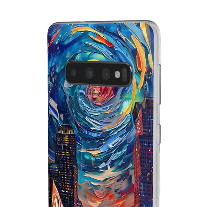 Van Gogh inspired City scene | iPhone/Samsung | Slimline Phone Case