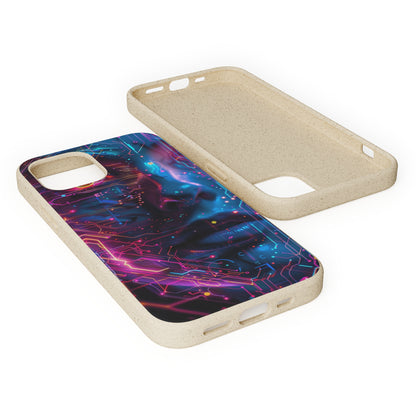 Cyberpunk woman Biodegradable Phone Case | iPhone / Samsung